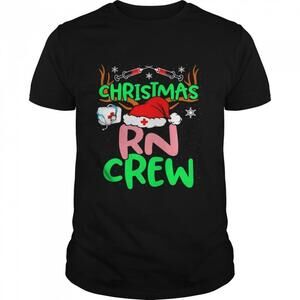 Vaccinated Christmas Rn Crew  Shirt